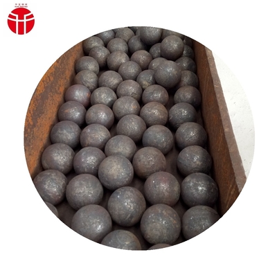 반 자생 선반을 위한 Dia 125mm 강철 위조된 공 낮은 파손 비율 강철 가는 매체