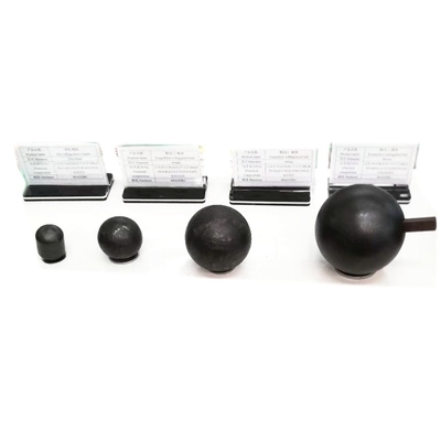 반 자생 선반을 위한 Dia 125mm 강철 위조된 공 낮은 파손 비율 강철 가는 매체